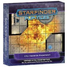 Starfinder Flip-Tiles City Hazards Expansion