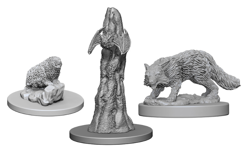 WizKids Deep Cuts Unpainted Miniatures: W04 Familiars