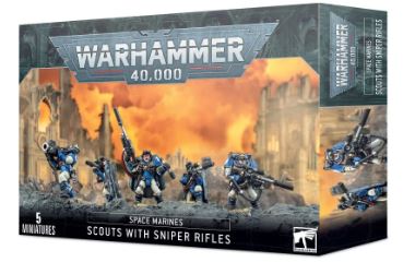 Space Marine Scout Squad with Sniper Rifles 48-29