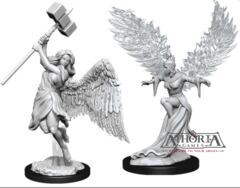 Pathfinder Deep Cuts Unpainted Miniatures: W15 Balisse & Astral Deva