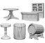 Pathfinder Deep Cuts Unpainted Miniatures: W04 Rusty Dragon Bar