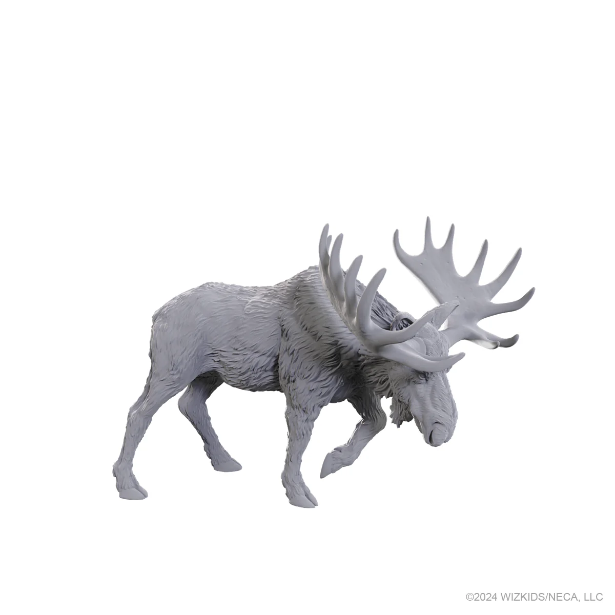 Wizkids Deep Cuts Unpainted Miniatures: W25 Bull Moose