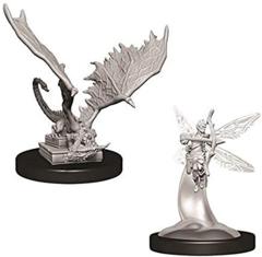 Dungeons & Dragons Nolzur`s Marvelous Unpainted Miniatures: W09 Sprite & Pseudodragon