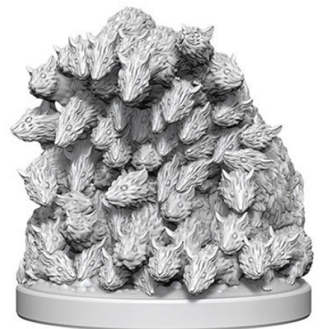 WizKids Deep Cuts Unpainted Miniatures: W04 Swarm of Rats