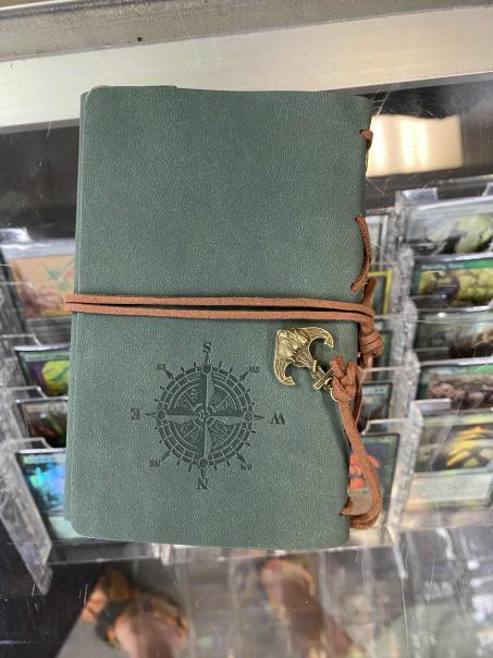 Green Suede Leather Journal