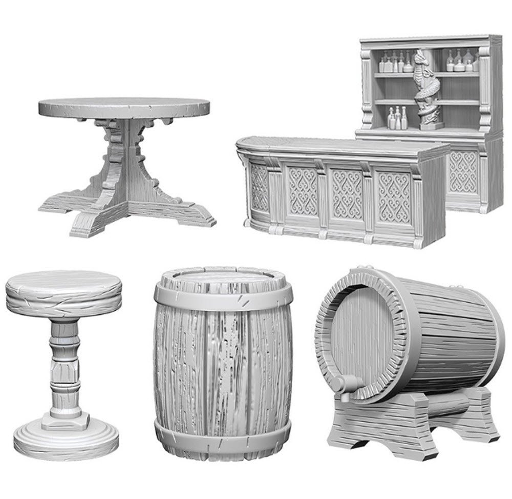 Pathfinder Deep Cuts Unpainted Miniatures: W04 Rusty Dragon Bar