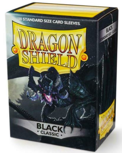 Dragon Shields (100) Black Classic