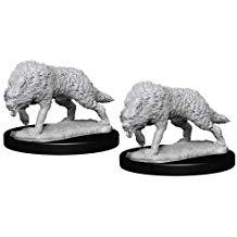 WizKids Deep Cuts Unpainted Miniatures: W07 Timber Wolves