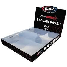 BCW Laserweld 9 Pocket Pages