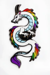 Pride Dragon Pin - Rainbow