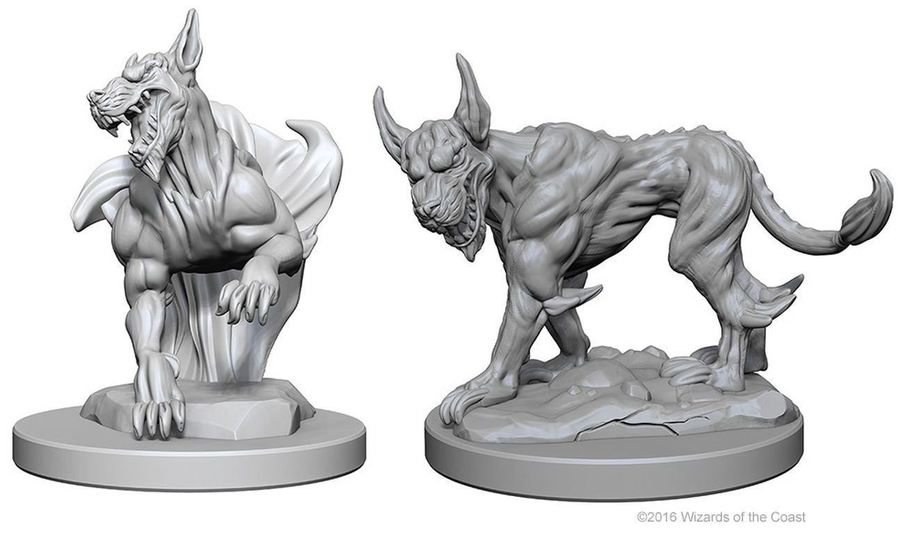 Dungeons & Dragons Nolzur`s Marvelous Unpainted Miniatures: W01 Blink Dogs