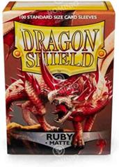 Dragon Shields (100) Matte Ruby