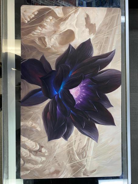 Black Lotus w/ Skeleton Playmat