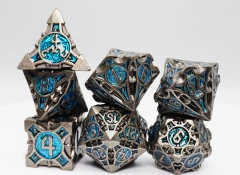 Quiver of Arrows: Cybernetic Arrow - Metal RPG Dice Set