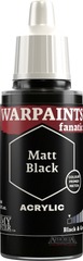 Warpaints Fanatic: Matt Black 18ml