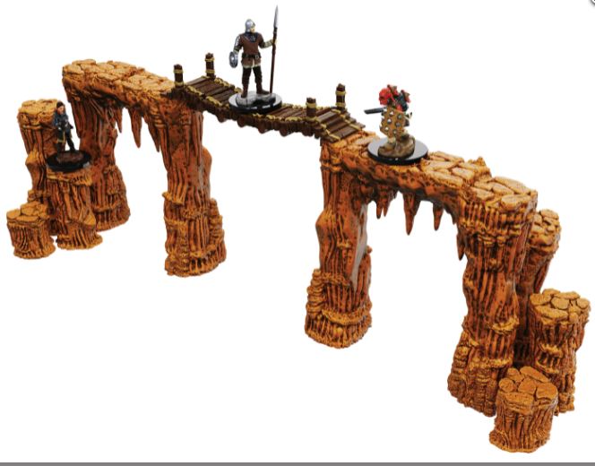 WarLock Tiles: Accessory - Dripstone Bridges