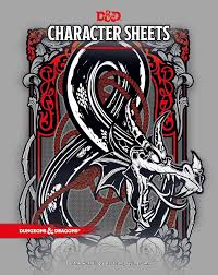 Dungeons and Dragons RPG: Character Sheets