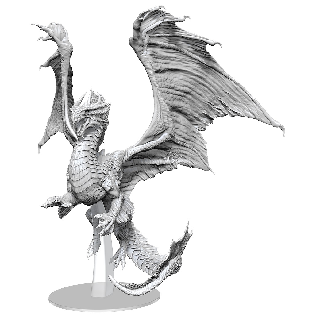 Dungeons & Dragons Nolzur`s Marvelous Unpainted Miniatures: Adult Bronze Dragon