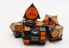 Dice 51: Moonlit Mars - Metal RPG Dice Set
