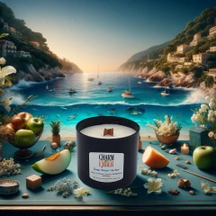 Charm & Ember Candle Co. Deep Water Harbor - Notes of Marine, Jasmine, Sandalwood, and Musk