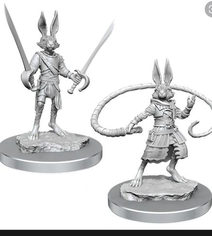 Dungeons & Dragons Nolzur`s Marvelous Unpainted Miniatures: W17 Harengon Rogues