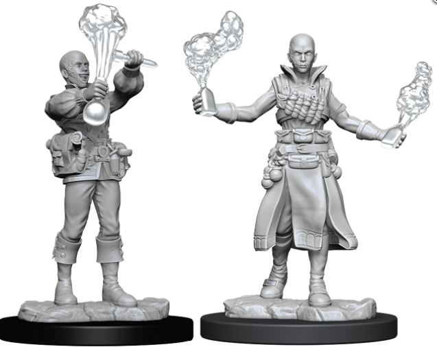 Pathfinder Deep Cuts Unpainted Miniatures: W15 Human Alchemist Female