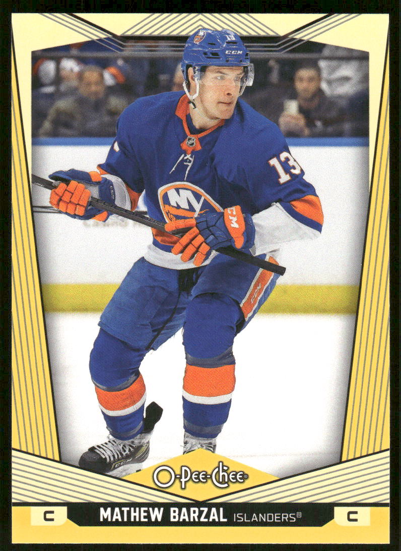 2024-25 O-Pee-Chee Yellow #435 Mathew Barzal
