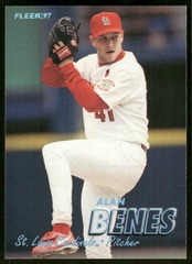 1997 Fleer Tiffany #438 Alan Benes