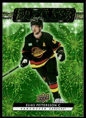 2023-24 Upper Deck Dazzlers Green #DZ95 Elias Pettersson