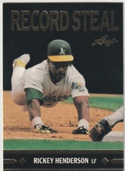 1991 Leaf Gold Rookies #BC26 Rickey Henderson DP