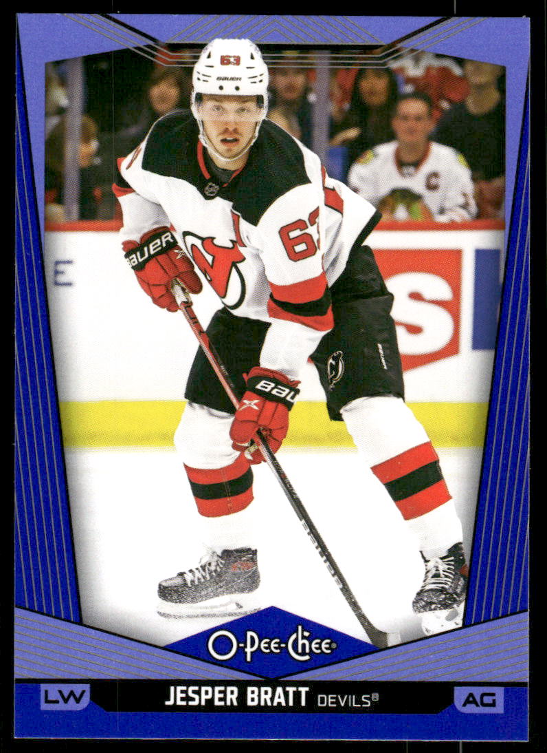 2024-25 O-Pee-Chee Blue #74 Jesper Bratt
