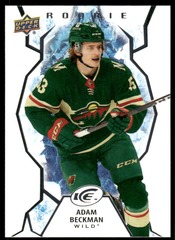 2021-22 Upper Deck Ice #139 Adam Beckman RC
