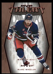 2023-24 Upper Deck MVP Talent #MT81 Blake Wheeler