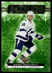 2023-24 Upper Deck Dazzlers Green #DZ82 Mikhail Sergachev