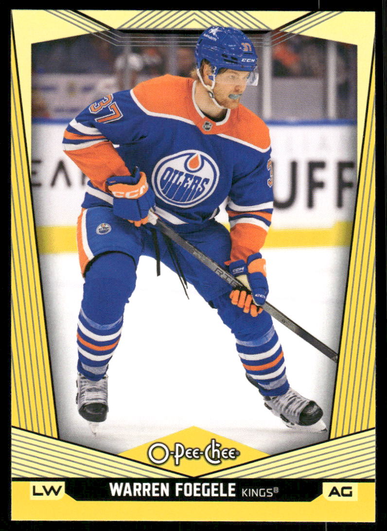 2024-25 O-Pee-Chee Yellow #31 Warren Foegele