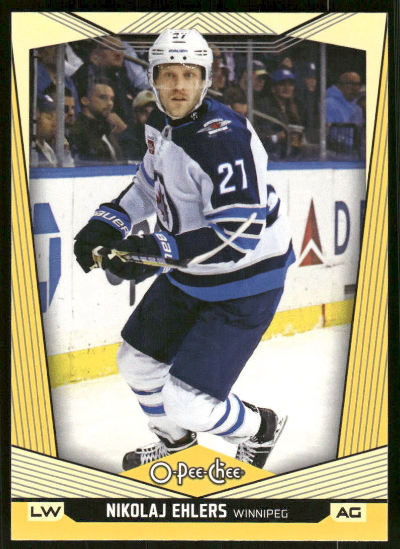 2024-25 O-Pee-Chee Yellow #360 Nikolaj Ehlers
