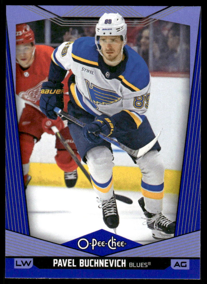 2024-25 O-Pee-Chee Blue #348 Pavel Buchnevich