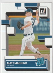 2022 Donruss #33 Matt Manning RR RC