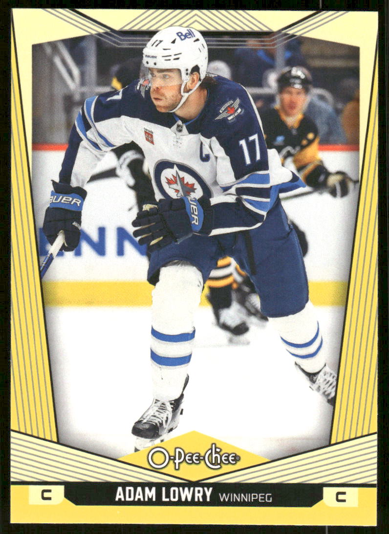2024-25 O-Pee-Chee Yellow #233 Adam Lowry