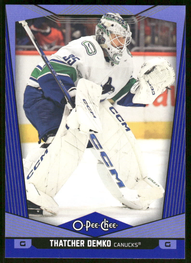 2024-25 O-Pee-Chee Blue #184 Thatcher Demko