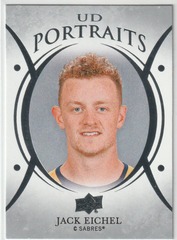 2018-19 Upper Deck UD Portraits #P15 Jack Eichel