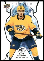 2021-22 Upper Deck Ice #115 David Farrance RC