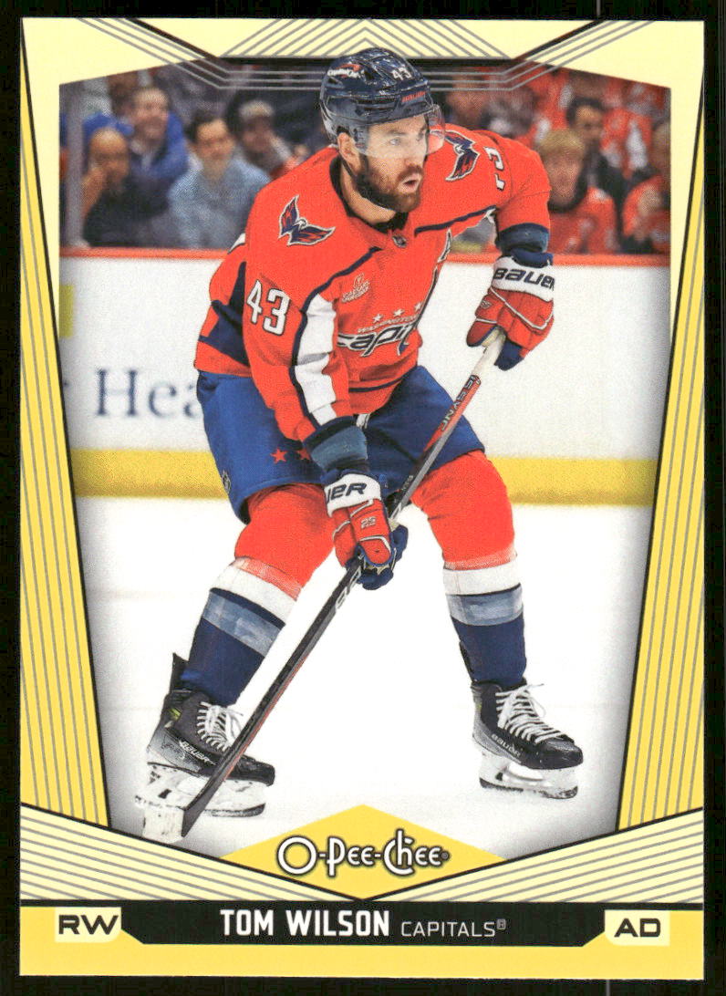 2024-25 O-Pee-Chee Yellow #228 Tom Wilson