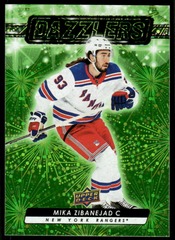 2023-24 Upper Deck Dazzlers Green #DZ98 Mika Zibanejad
