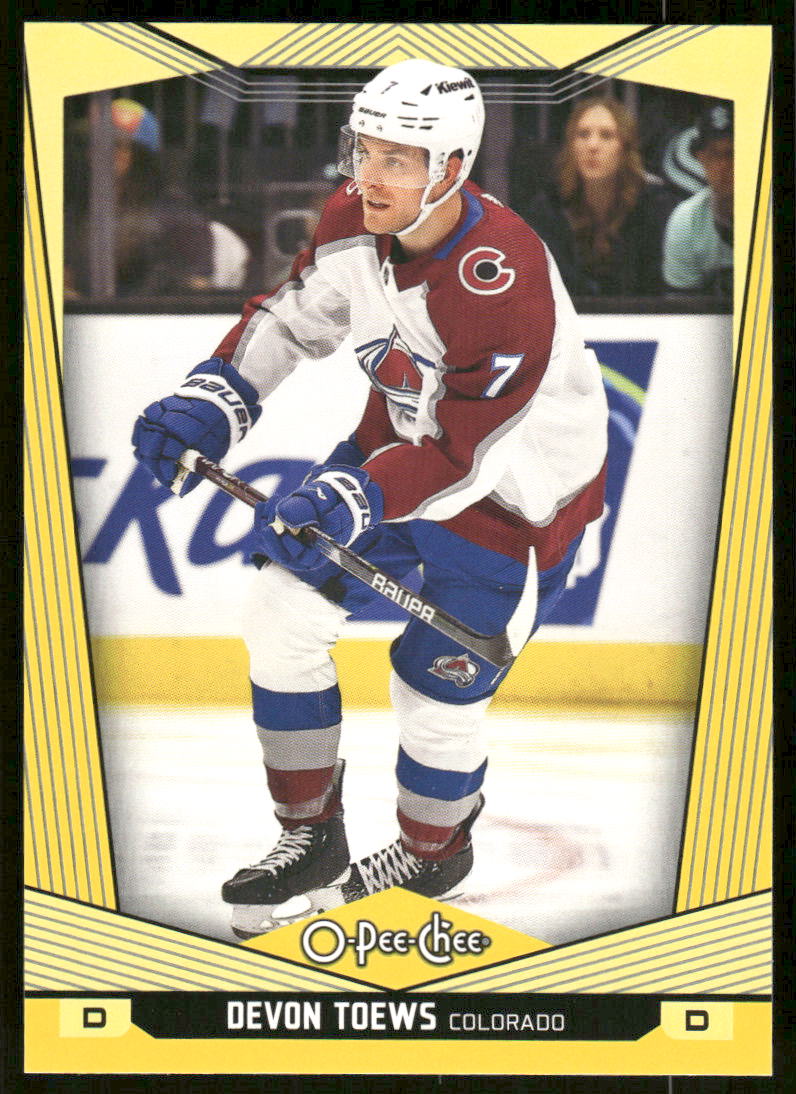 2024-25 O-Pee-Chee Yellow #119 Devon Toews