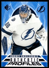 2020-21 SP Authentic Profiles Blue #AP4 Andrei Vasilevskiy