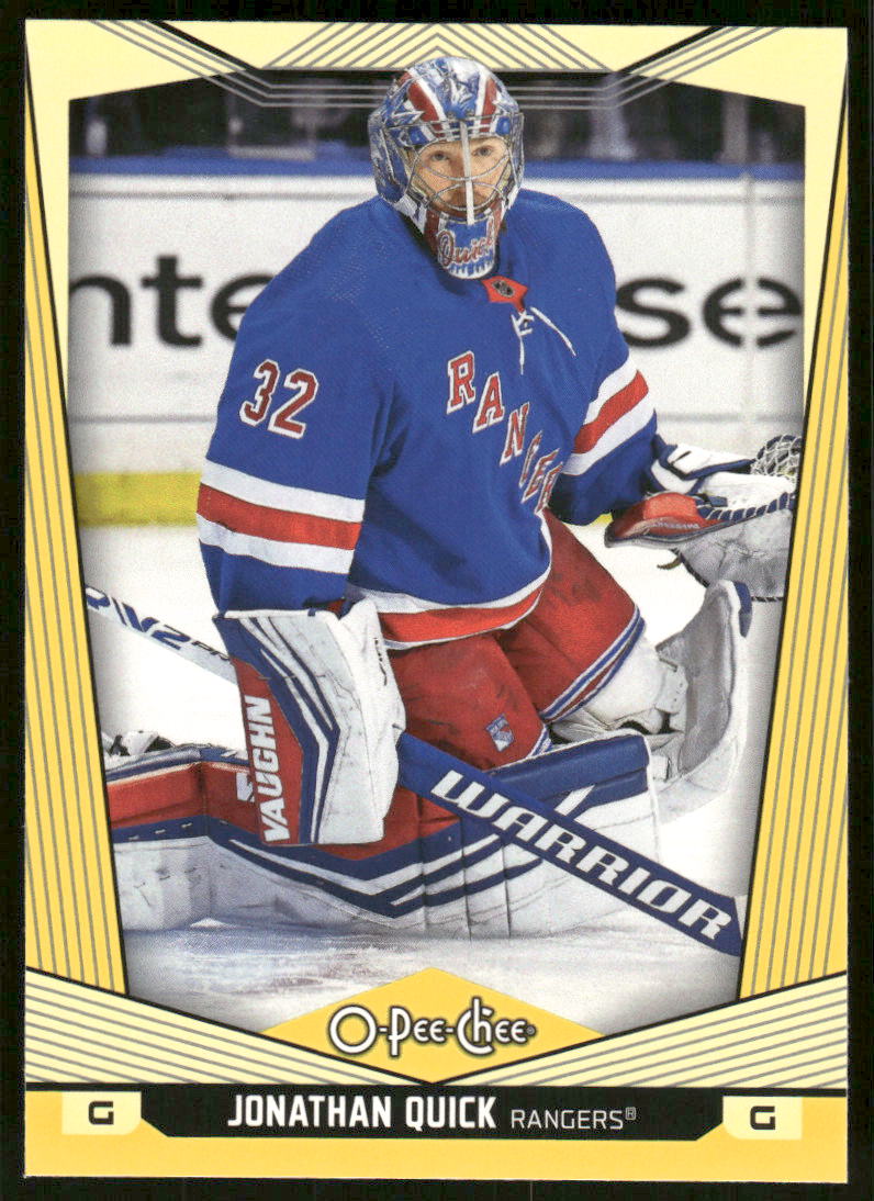 2024-25 O-Pee-Chee Yellow #476 Jonathan Quick