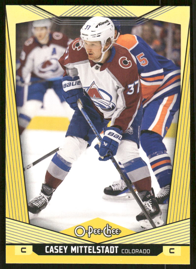 2024-25 O-Pee-Chee Yellow #194 Casey Mittelstadt
