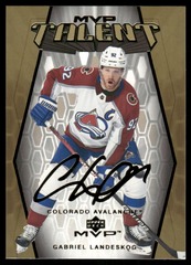 2023-24 Upper Deck MVP Talent Gold Script #MT16 Gabriel Landeskog