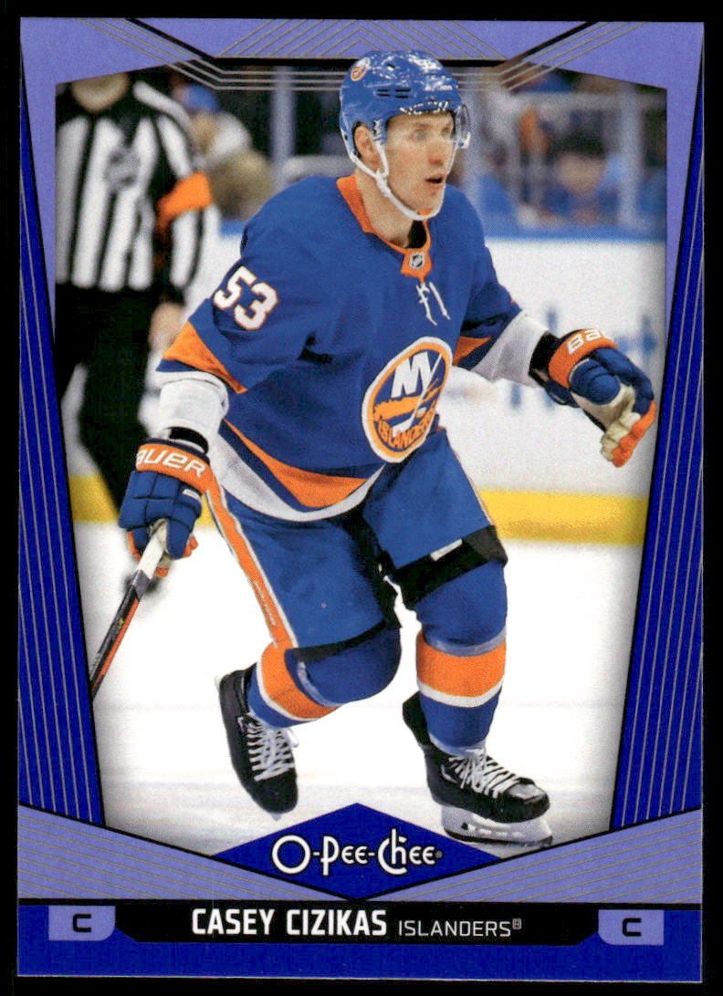 2024-25 O-Pee-Chee Blue #328 Casey Cizikas
